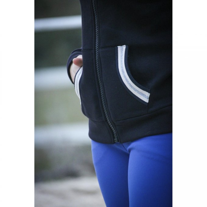 Sweat Zip Pénélope Comète - Femme & Enfant