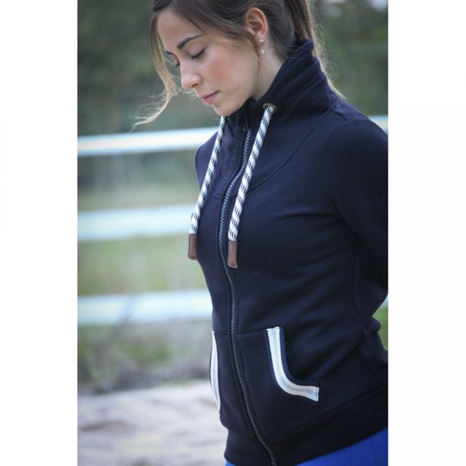 Sweat Zip Pénélope Comète - Femme & Enfant