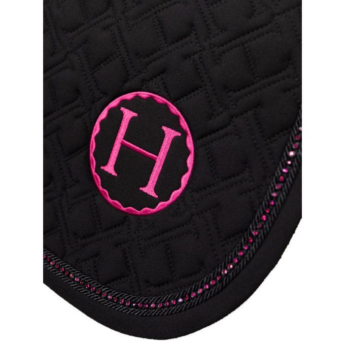 Tapis de selle Saphir CSO Octobre Rose Harcour