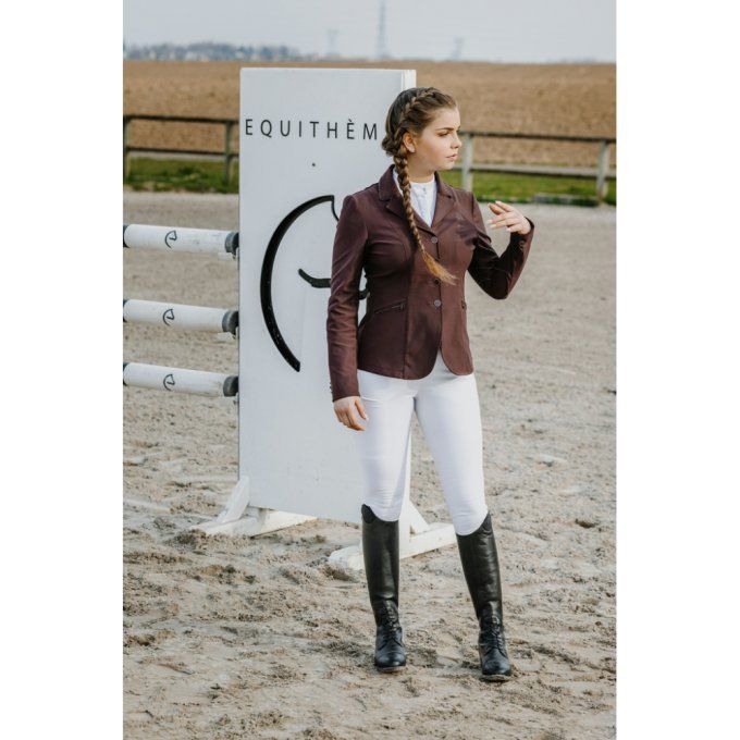 Veste de concours EQUITHÈME Oliva Bordeaux - Femme