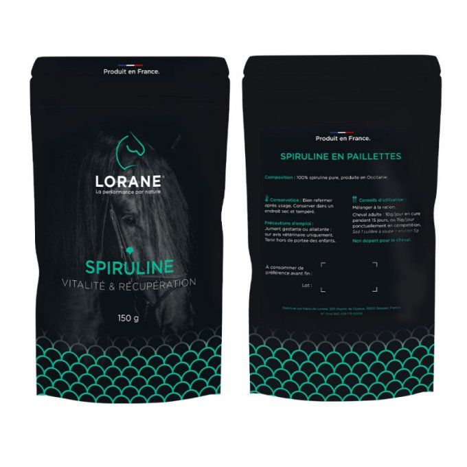 Spiruline en paillettes - Lorane  Vitalité et Récupération